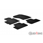Original Gledring Passform Fußmatten Gummimatten 4 Tlg. Loch Fix. - Mitsubishi ASX 2009-> FL 2019->